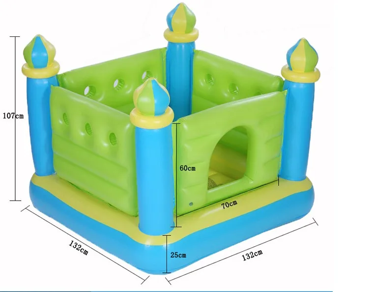 Надувная ПВХ игровая площадка INTEX 48257 детский замок хип-хоп батутная океан мяч