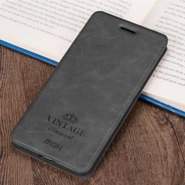 Black MOFI для iPhone X Case Кожаный флип-кейс с подставкой для iPhone XR XS MAX бумажник Стиль из искусственной кожи чехол для iPhone 7 8 Plus чехол - Цвет: Black