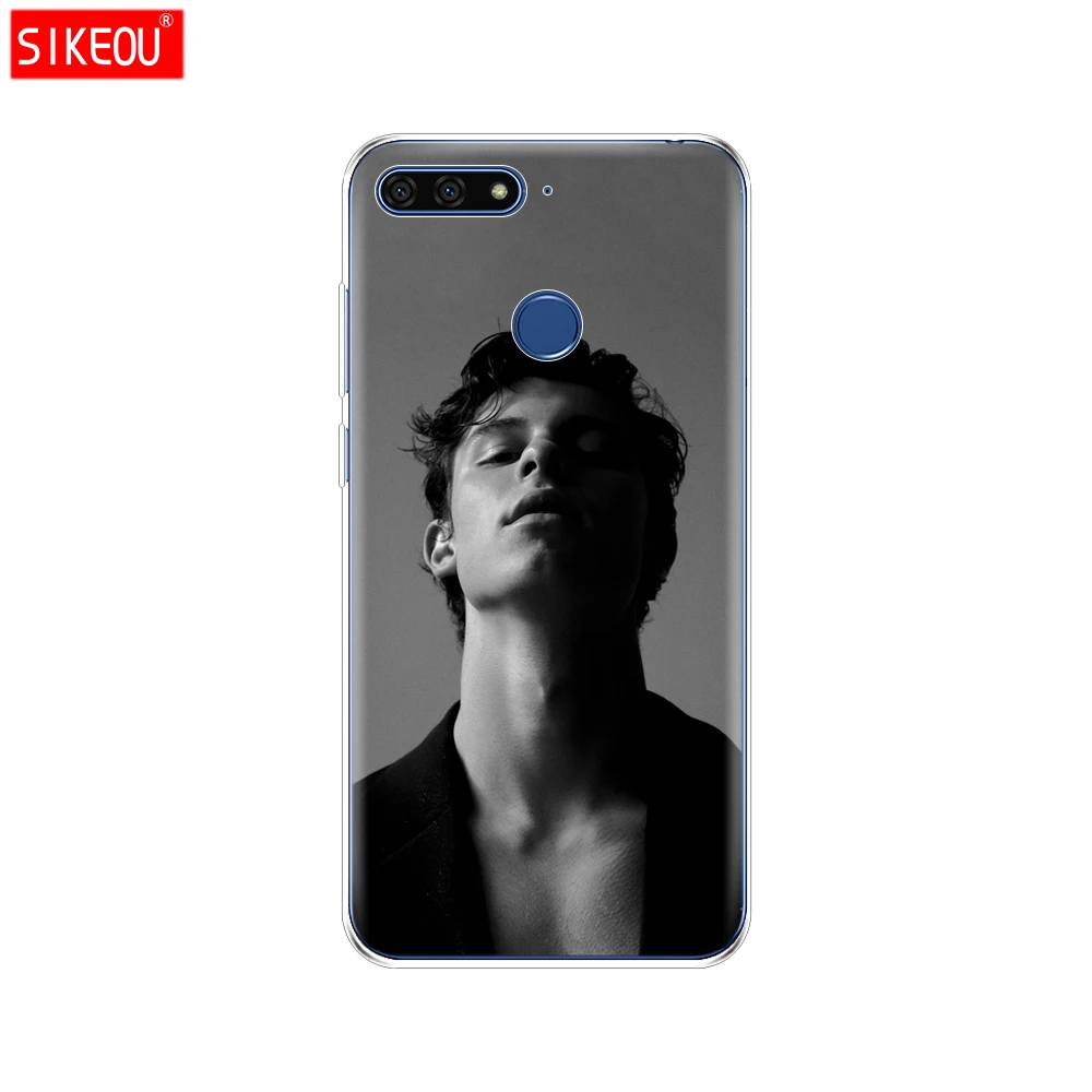 Силиконовый чехол для телефона Huawei Honor 7A PRO 7C Y5 Y6 Y7 Y9 2017 2018 Prime Shawn Mendes Magcon