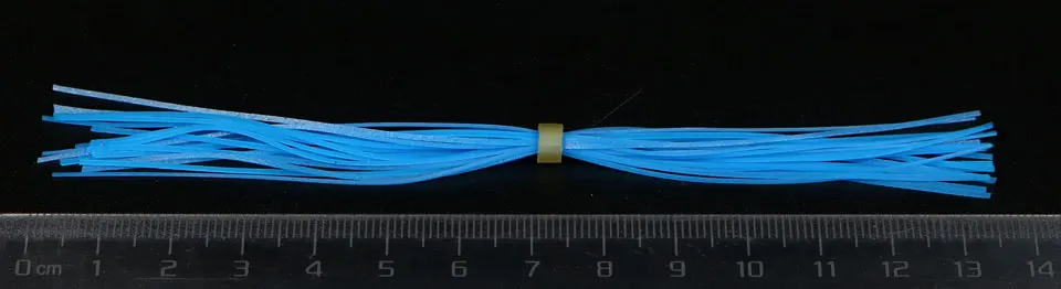 50 шт. несколько цветов Силиконовые юбки стример Spinnerbait Buzzbait резиновые приманки с крючками Кальмар юбки Fly Рыбалка связывания материал