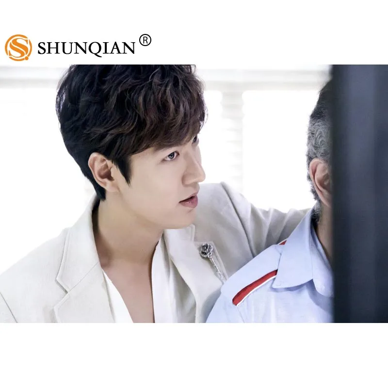 Новое поступление KPOP Ли Мин Хо Пользовательские печати шелковой атласной