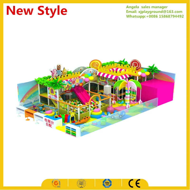 Поставка CE крытая деревянная игровая площадка детская для торгового центра |