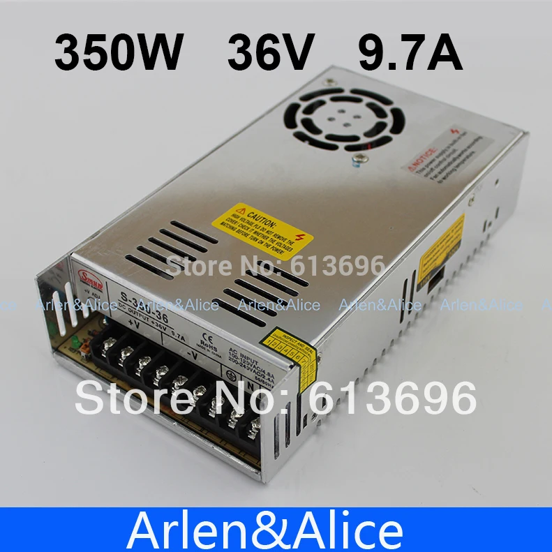 350 Вт 36 В а одиночный выходной импульсный источник питания для светодиодной ленты