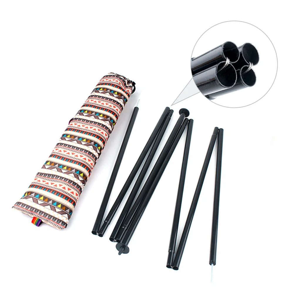 Durable With Storage Bag Tent Pole Kit Support Rod Sunshade Replacement Lightweight Outdoor Corrosion Resistant Tarp Adjustable | Спорт и