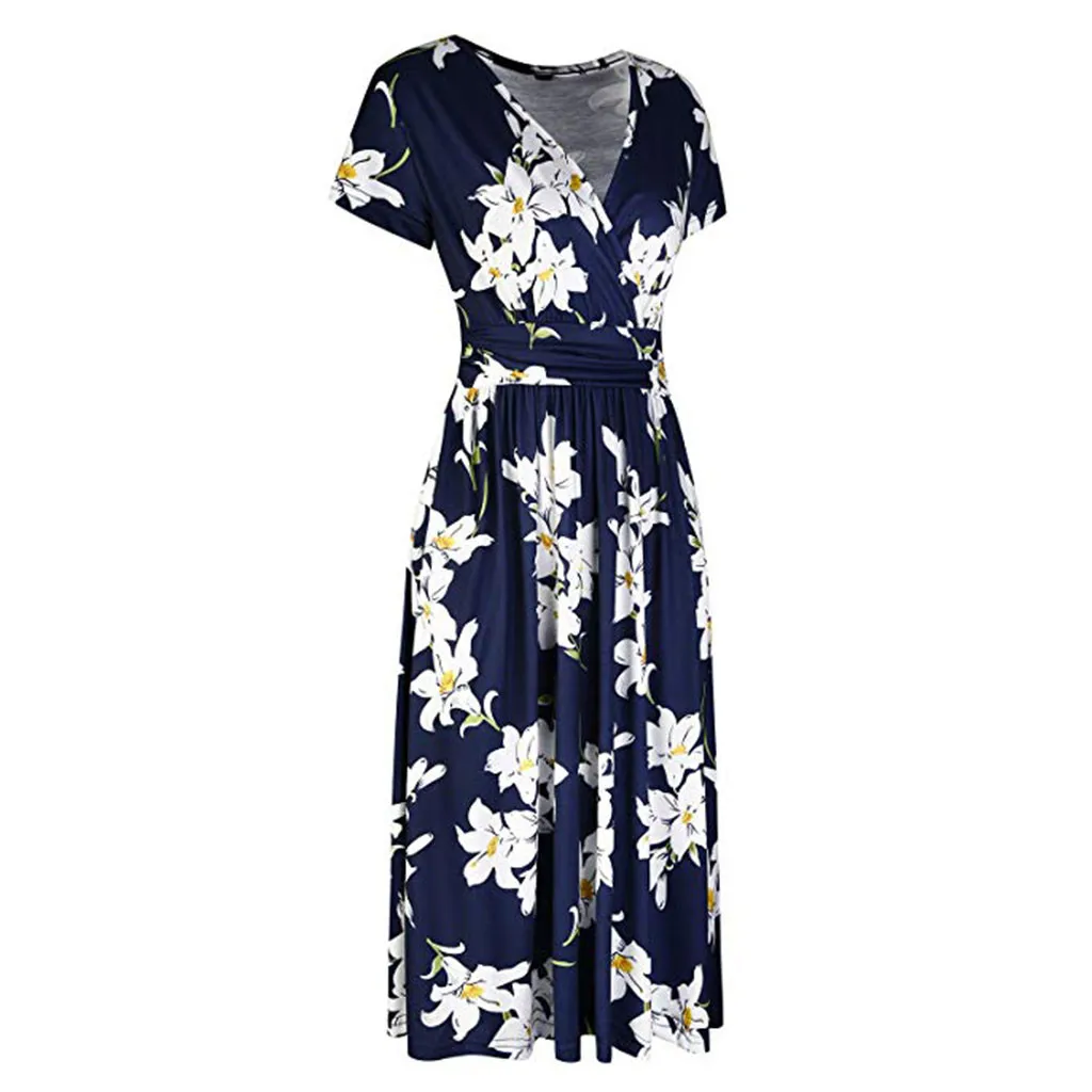 Бесплатная Страусиная Горячая Женская дамастская печать короткий рукав