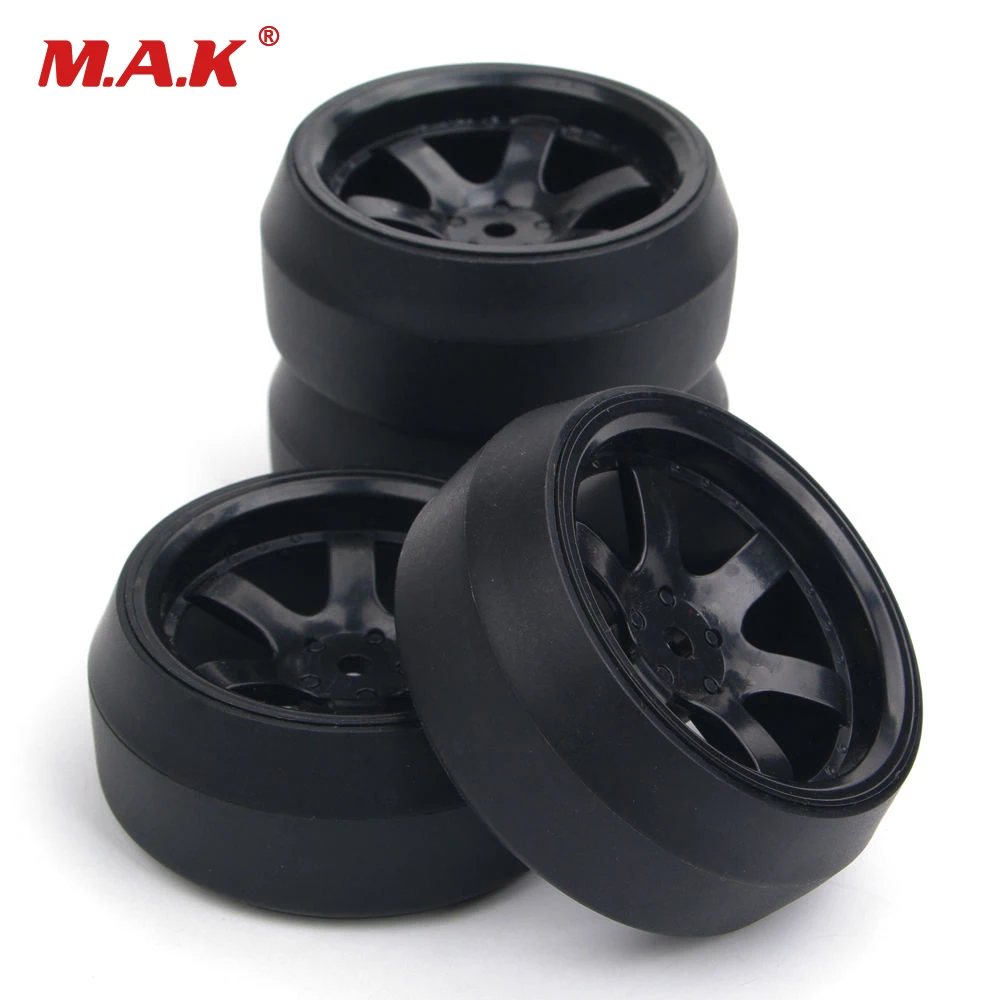 4pcs/set 12mm Hex 0 degree RC Drift Tires Wheels and Rims Fit HPI 1:10 Car Parts | Игрушки и хобби
