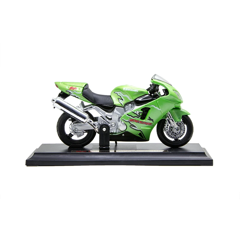 Maisto 1:18 moto rcycle модели Kawasaki Ninja ZX12R зеленый мото литой пластик мото миниатюрная гоночная игрушка для коллекции подарков