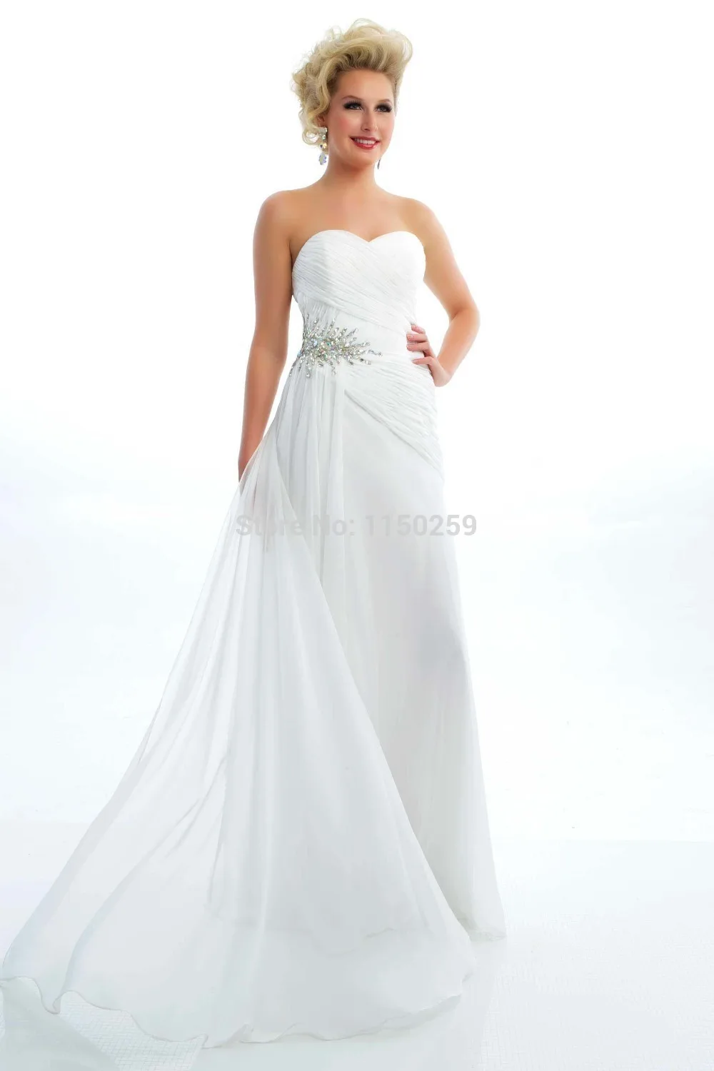 Bridesmaid Dresses Dublin Sweetheart Built-In Bra Off The Shoulder Sleeveless Empire Beading A-Line Floor-Length Customized 2015 | Свадьбы и