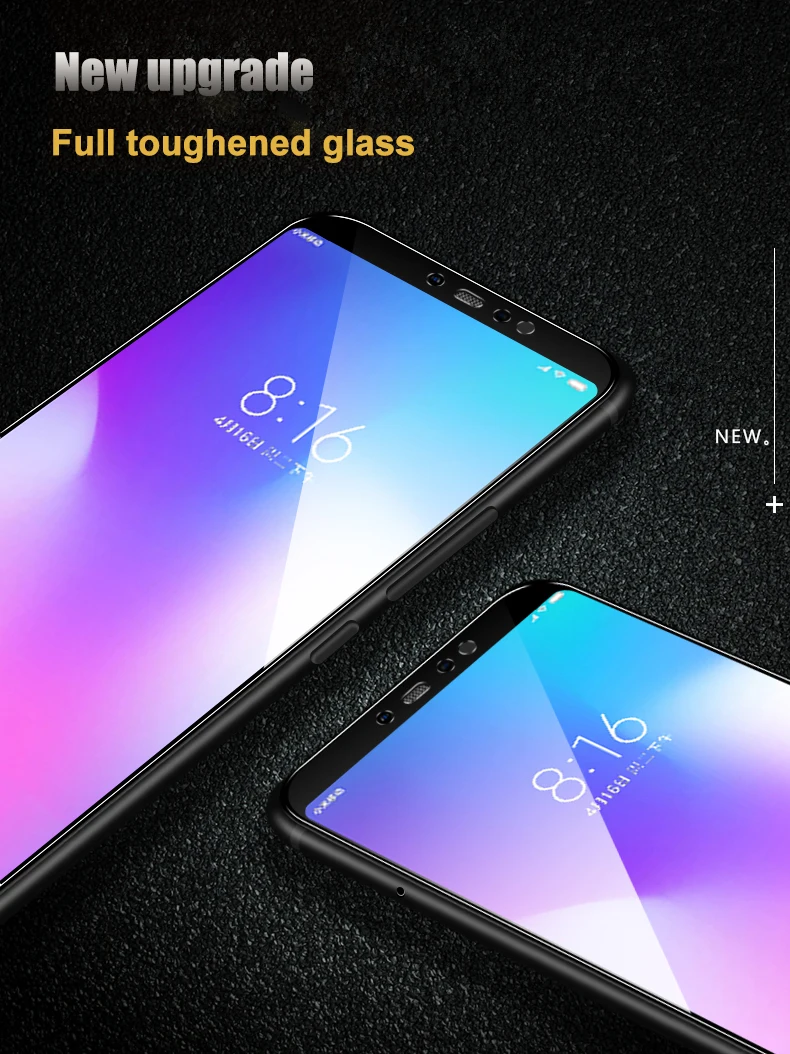 100 X Прозрачное анти-взрывное стекло 9H HD для Huawei Enjoy 9 Plus 3D анти-синий луч полное закаленное покрытие пленка ударопрочная на.