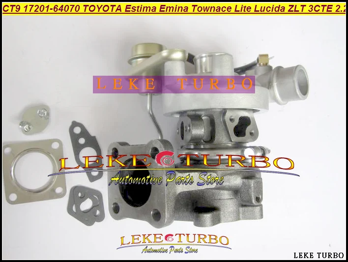 Турбокомпрессор Turbo CT9 17201 64071 64070 для TOYOTA Estima Emina Lucida Lite Townace Picnic 3CTE 3CT 2.2L D бесплатная