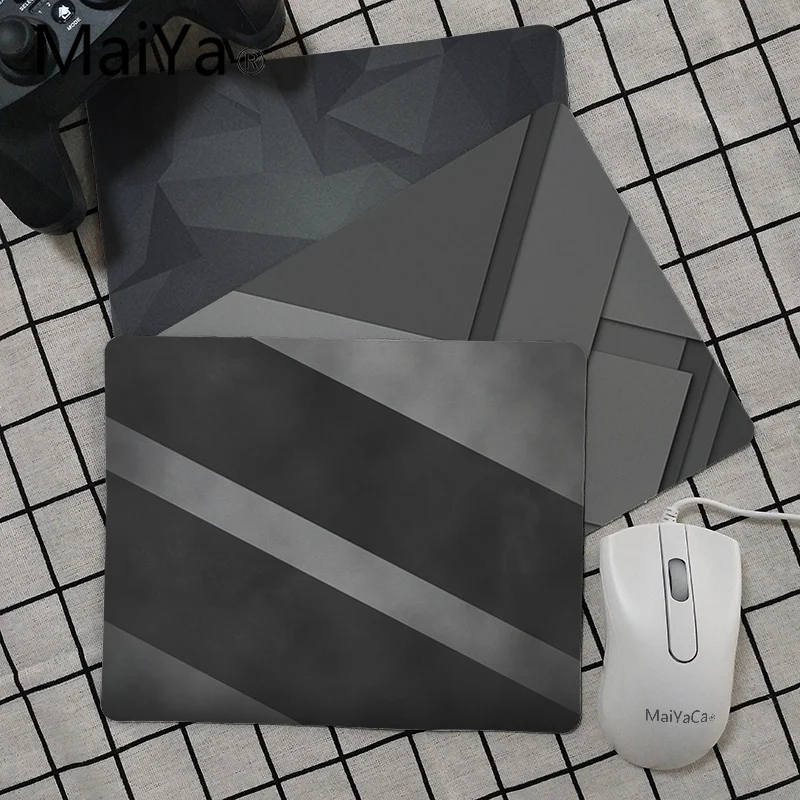 

Коврик для мыши для игровой клавиатуры Maiya, серый коврик для мыши с гладким рисунком