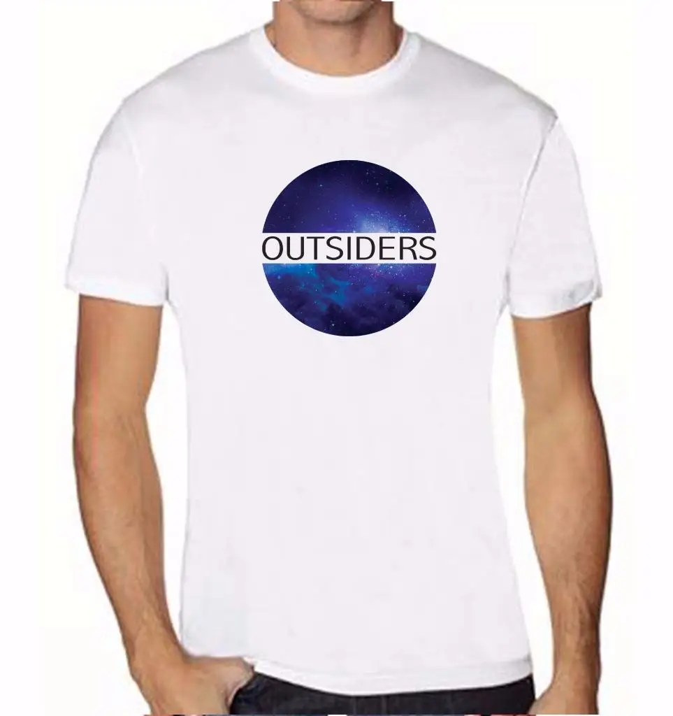 Новые мужские печатные Космос Galaxy Outsiders graphis дизайн смешные Hipster T-SHRIT | Мужская