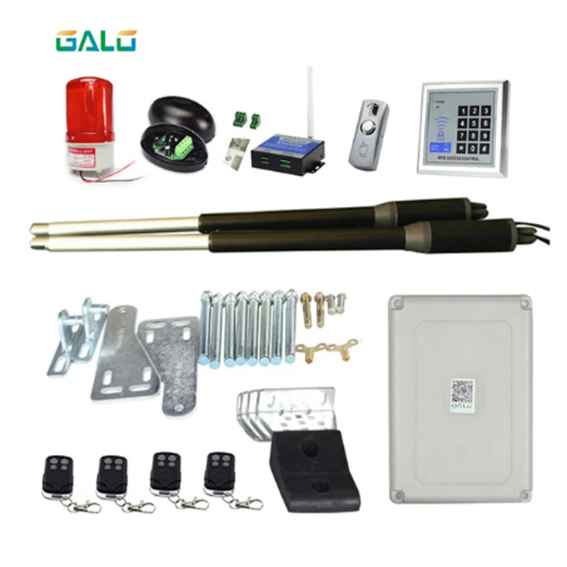 Set9 GALO 200kgs двигатель система двигателя автоматическая дверь AC220V/AC110V распашные ворота привод идеальный костюм открывалка ворот - Цвет: Set9