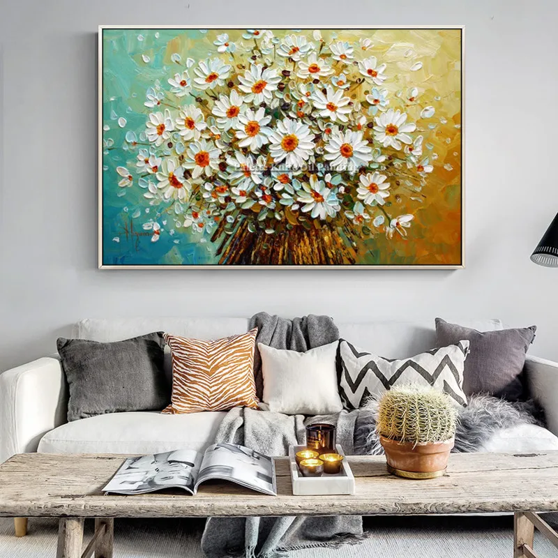 Палитра для рисования на холсте нож 3D текстура акриловые цветы настенное