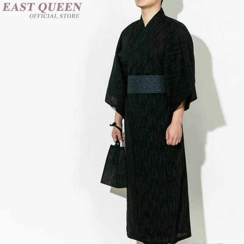 Традиционное японское кимоно одежда для мужчин yukata Мужская haori obi самурая воина