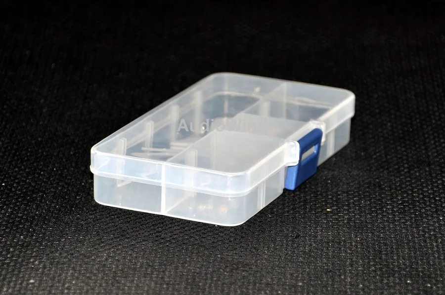 

( 10 pcs/lot ) Ten Grid Plastic Component Box. 5.2"x2.8"x0.9