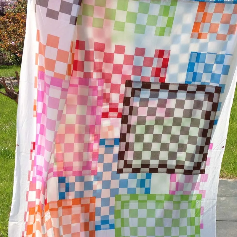 Good Cotton Print Bed Sheet Fabric Printed Table Cloth Checks Meter Quilting Sewing Fabrics Width 158cm | Дом и сад