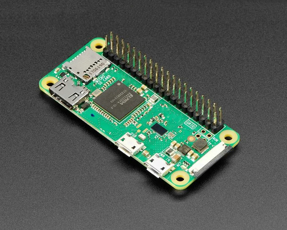 Raspberry Pi Zero W/WH с 40 PIN предварительно припаянные GPIO заголовки с wifi и Bluetooth в Demo Broad 1GHz cpu