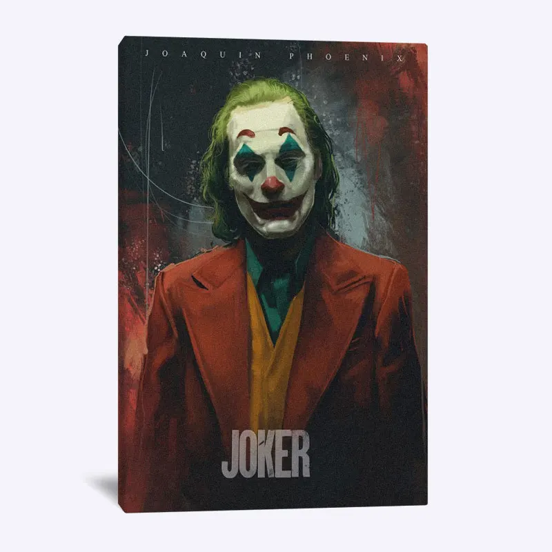 L 1004 Joker, киноплакат, Joaquin Phoenix, настенный арт, холст, украшение, плакаты, принты для гостиной, дома, декоративная картина для спальни - Цвет: L 1004