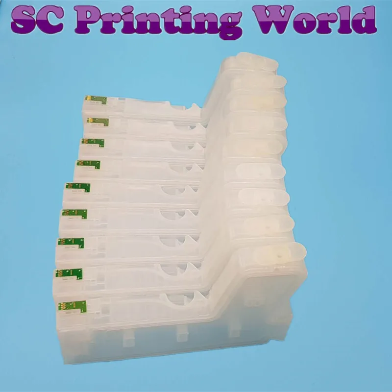 Пустой пополняемый картридж для чернил с чипом сброса принтера Epson Sure Color P800 9