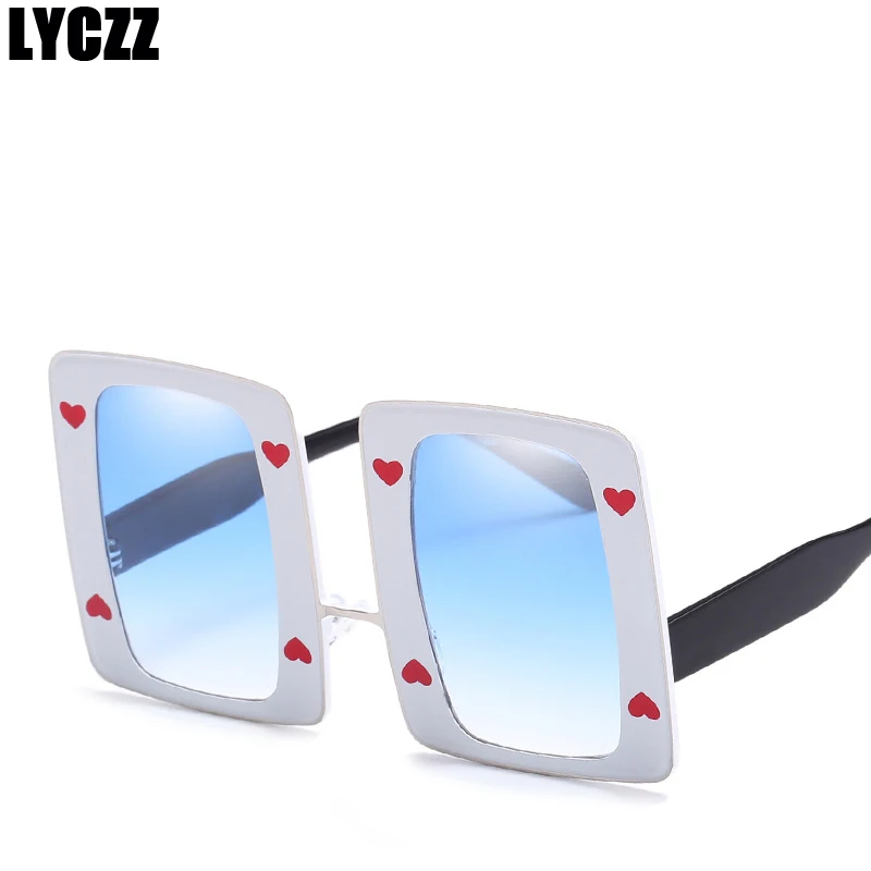 Lyczz роскошные женские солнцезащитные очки с большими рамами UV400 защитные Мода