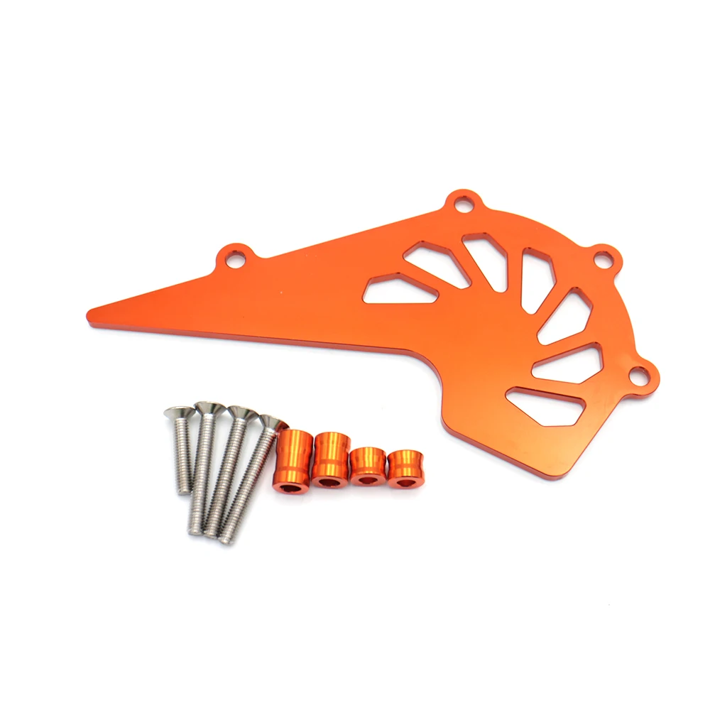 Оранжевая алюминиевая передняя Звездочка для мотоцикла CNC защитная крышка цепи