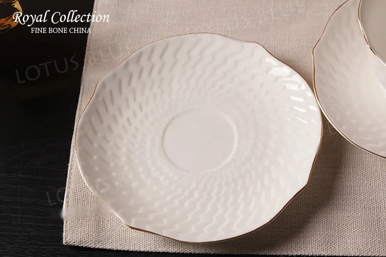 Керамический чайный набор из 15 штук молочная чашка королевские подарки водяной