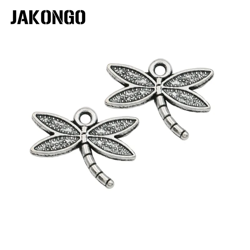 JAKONGO античные посеребренные Подвески-Подвески для изготовления ювелирных