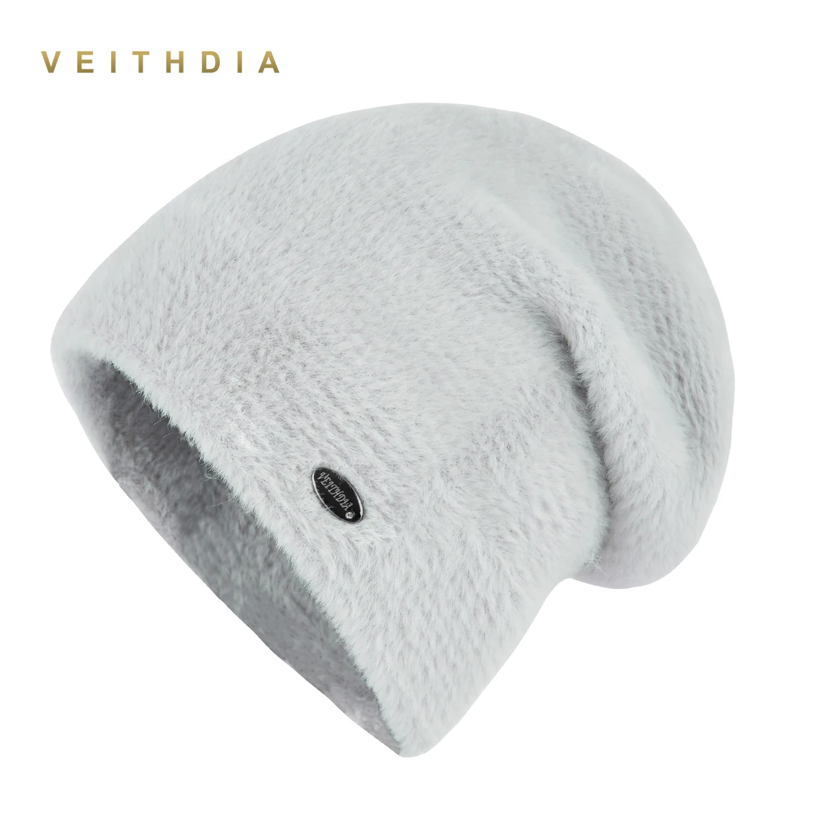 Зимняя шапка из искусственного меха VEITHDIA женская|Женские Skullies и шапочки| |