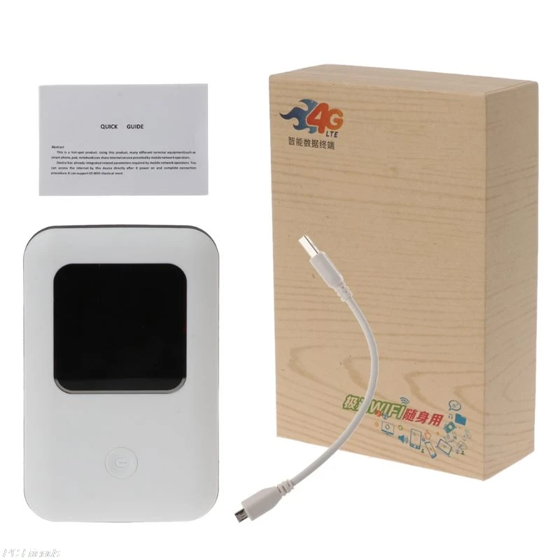 

4G Lte Pocket Wifi Router Car Mobile Wifi Hotspot Wireless Broadband Wi-fi Router With Sim Card Slot With Display FM922
