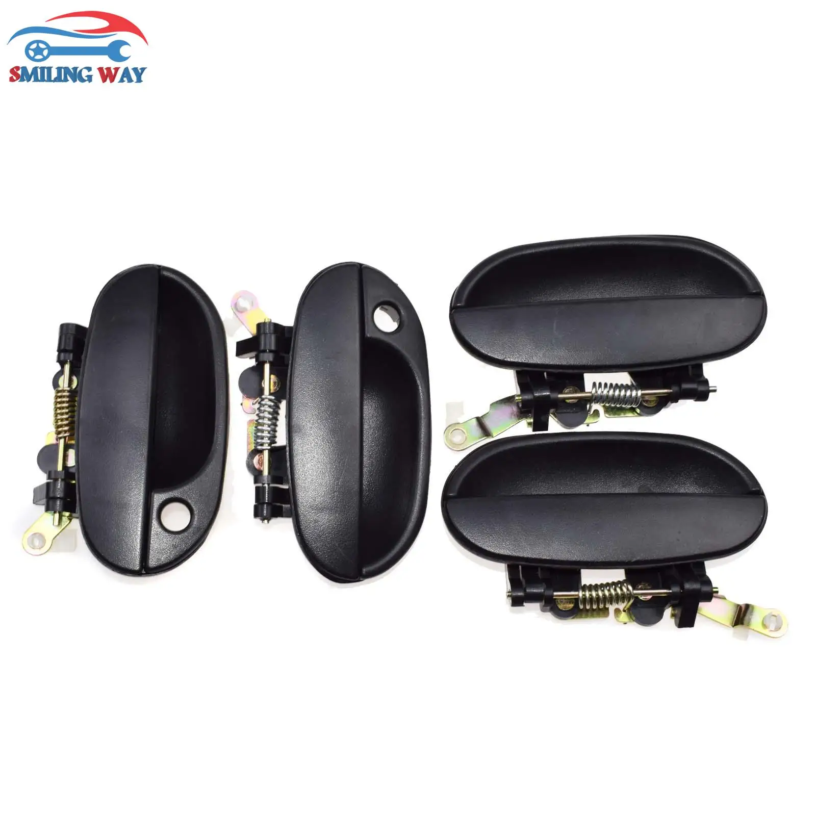 Ручка двери SMILING WAY # передняя + задняя левая и правая 4 шт. для Hyundai Accent 1995 1996 1998 2005 1 5