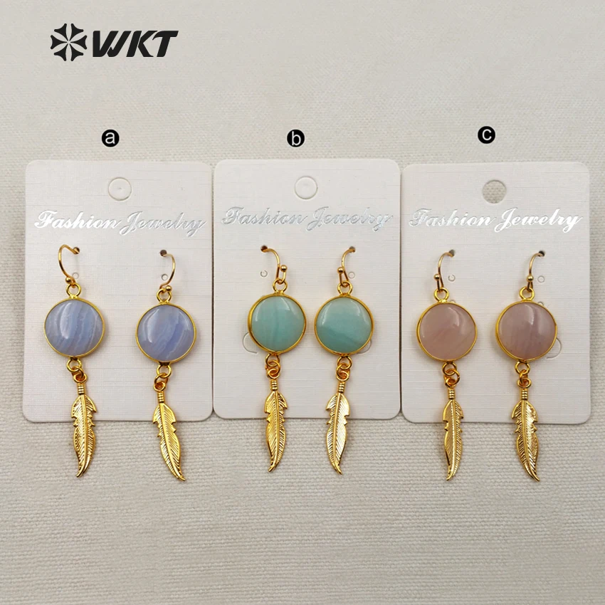 WT-E397 WKT оптовая продажа популярных природных зеленый фиолетовый розовый камень