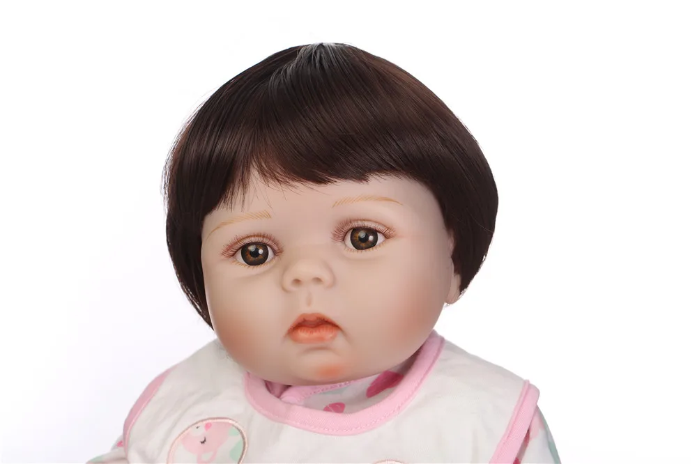 56 см настоящая как Детская кукла Принцесса Reborn Girl Реалистичная 22 дюйма полностью