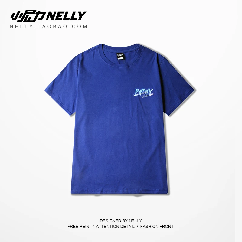 NELLY 2019 летняя футболка в стиле хип хоп с принтом граффити и короткими рукавами