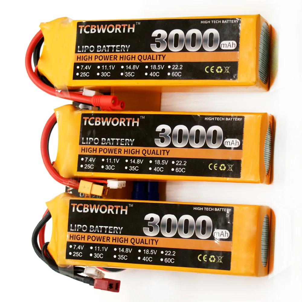 TCBWORTH батареи 6S 22 2 V 3000 мА/ч 40C RC вертолетный Липо Батарея для РУ самолет квадротор