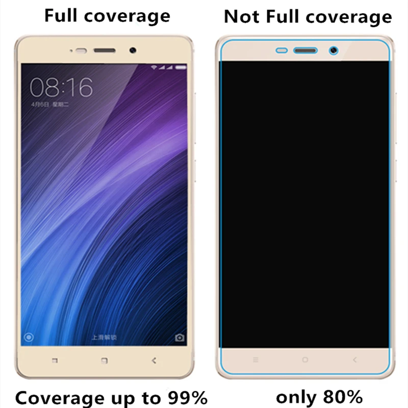 Полное покрытие закаленное стекло для Xiaomi Redmi 4 pro prime redmi4 защитный экран красный mi