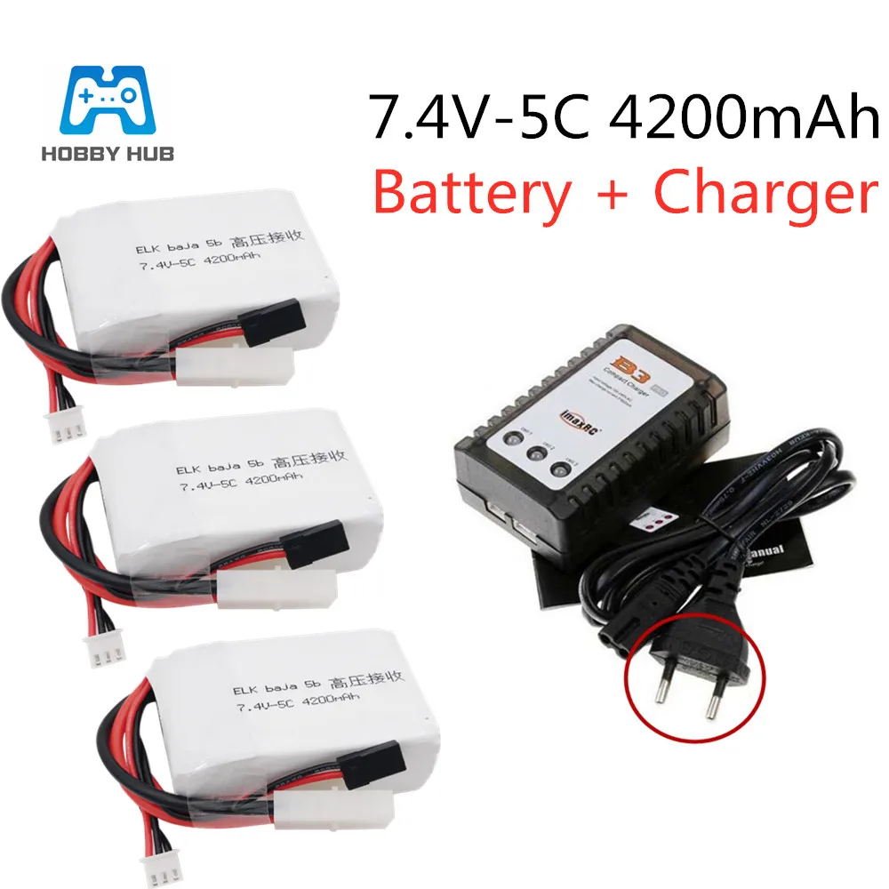 Hobby Hub 7 4 v 5C 4200mAh 2S lipo батарея для радиоуправляемого автомобиля квадрокоптера