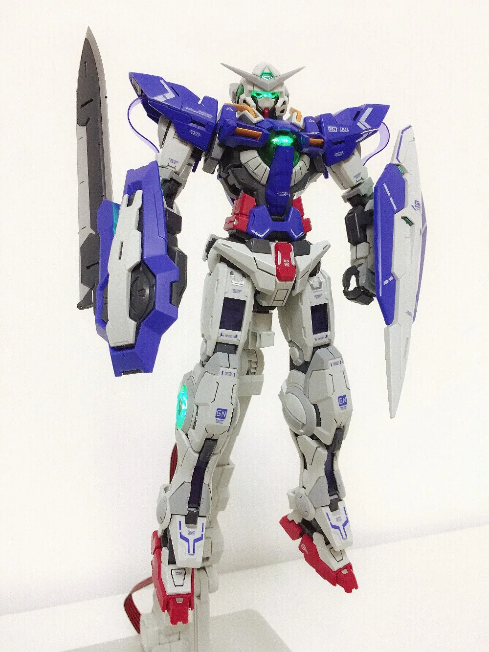 HOBBY STAR HS Gundam MG 1/100 GN-001 EXIA GN-Drive Аниме фигурки Модель наборы игрушек