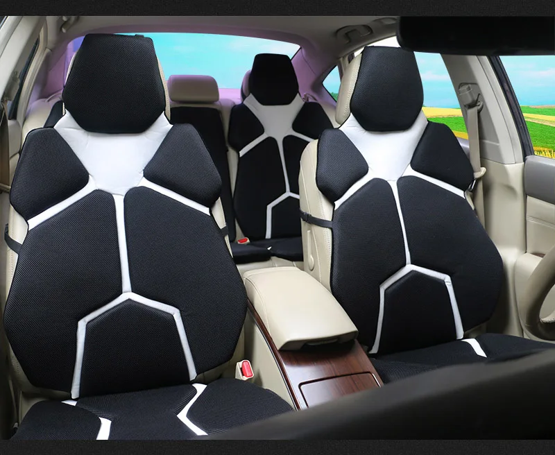 3D чехол для сиденья автомобиля для большинства автомобилей Универсальный автомобильный коврик для сиденья дышащий автомобильный чехол для сиденья Защитные чехлы для автомобиля