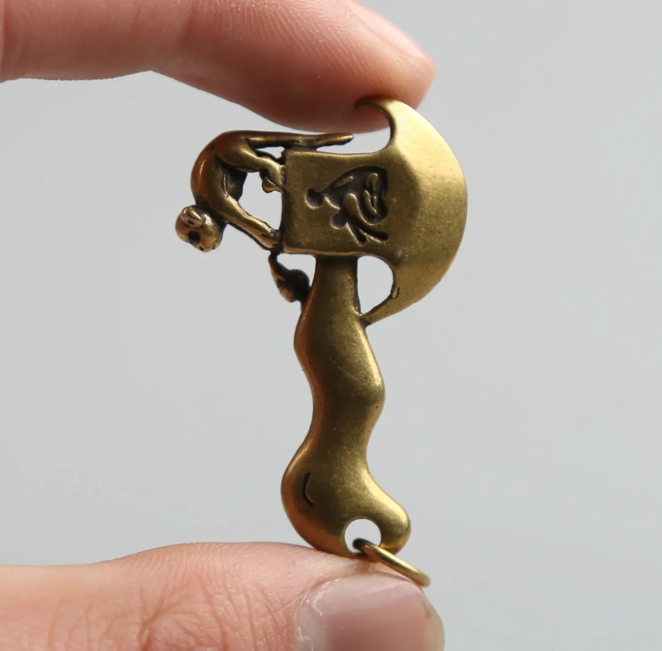 42 мм/1 7 &quotсобирайте Curio редкие китайские фэншуй бронзовые изысканные животные 12