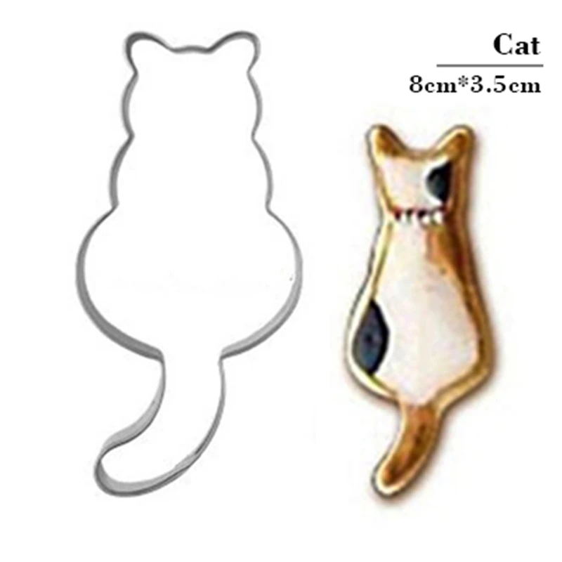 Принадлежности для выпечки форма штампа кота печенья мусса инструменты