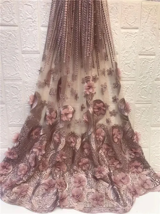 Новый африканский кружево ткань 2019 вышитые кружевная в нигерийском стиле