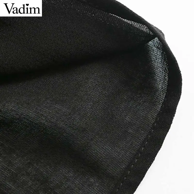 Vadim elegant V neck pleated chiffon blouse transparent bow tie sashes long sleeve sexy shirts female chic tops blusas LB151 |