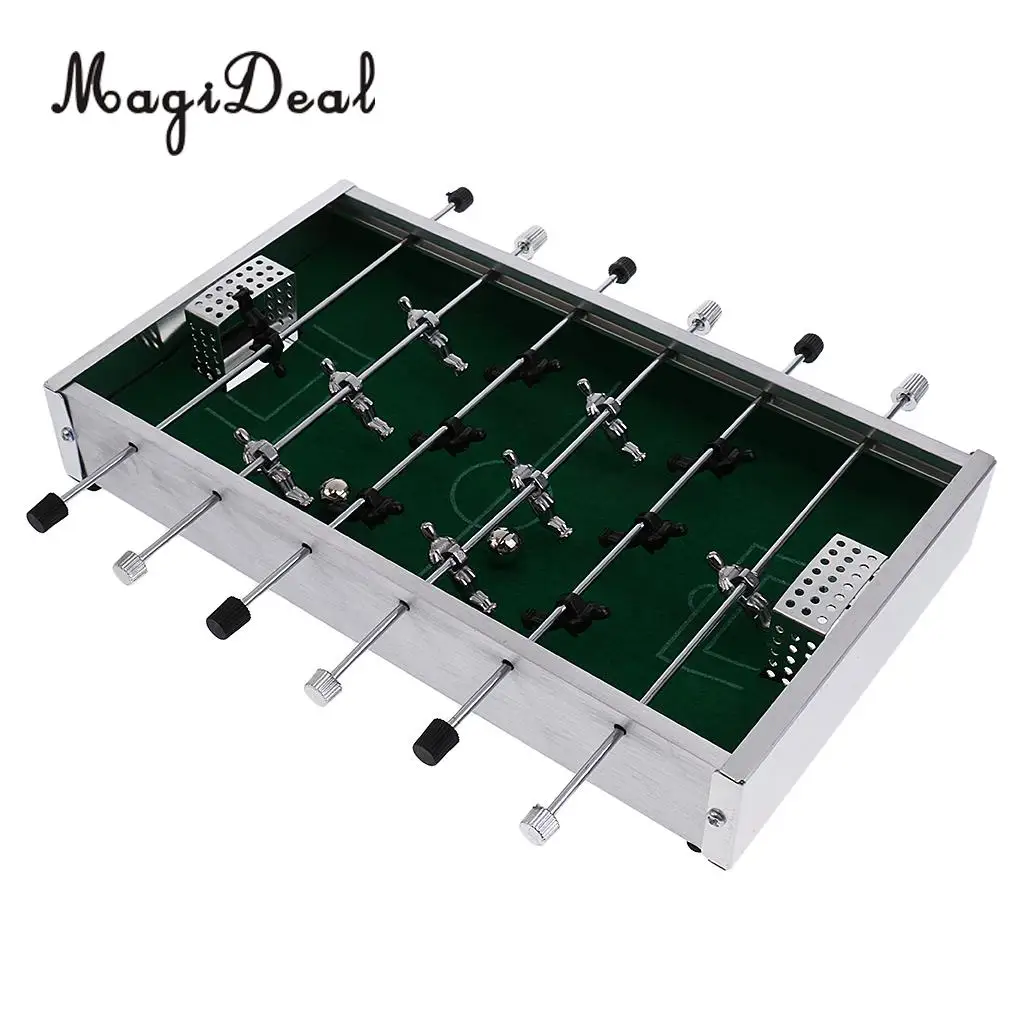 MagiDeal,, мини настольный футбол, футбол, игра для настольного футбола, настольный Спорт для забавного досуга в помещении, развлечения для детей, подарки зеленого цвета