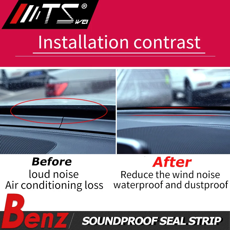 TSWEI автостайлинг 1 6 м Приборная панель автомобиля Звукоизолированные