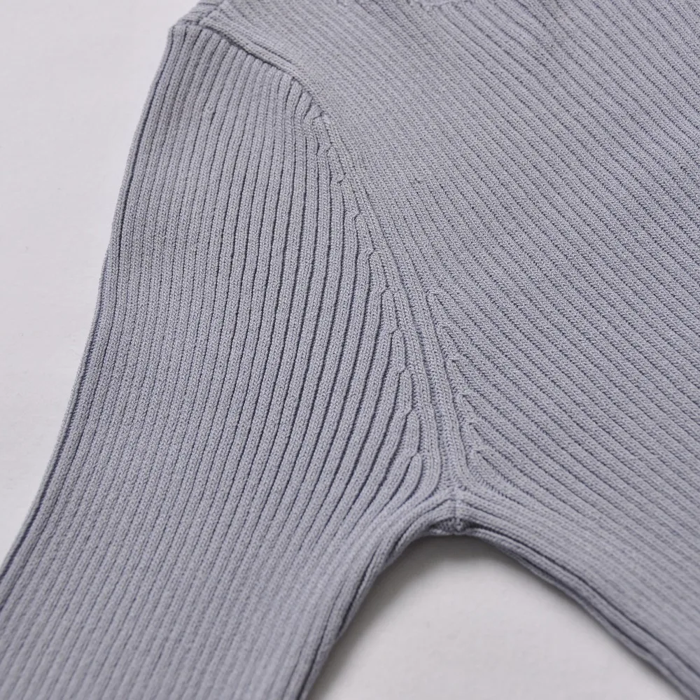 Белый остров зима теплый вязаный свитер Для женщин длинным Расклешенным рукавом