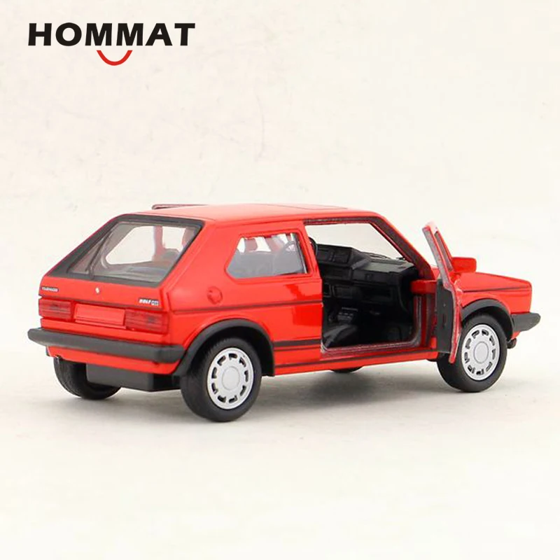 HOMMAT имитация Welly масштаб 1:36 Гольф I GTI классическая модель автомобиля Литые и