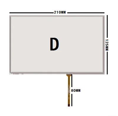 HSD090IDW1 AT090TN10 12 Новый 9 дюймов 210*126 210*125 четыре провода Сопротивление сенсорный