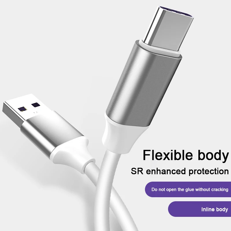 Кабель зарядный 5A USB Type-C для Huawei Mate 20 Pro P20 Lite кабель C быстрой зарядки Samsung Galaxy S9 S10 |