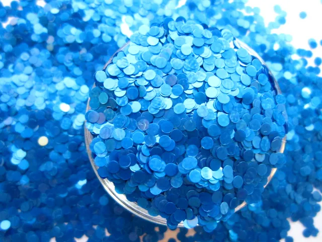 Блестки для дизайна ногтей 2 мм|dot dots|dots for naildot blue |